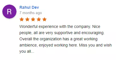 Rahul Dev Client Review
