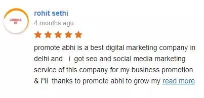 Rohit Sethi Client Review