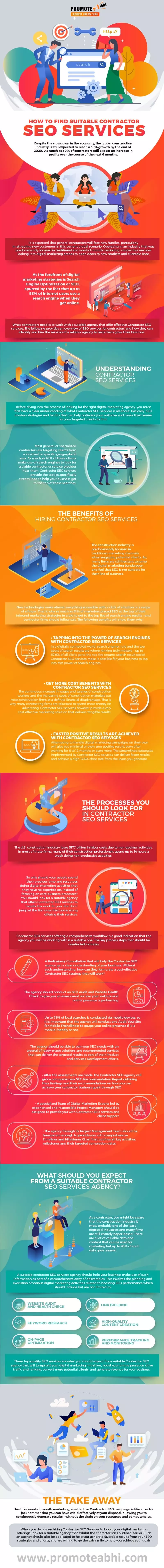 SEO Services Infographic by Promote Abhi