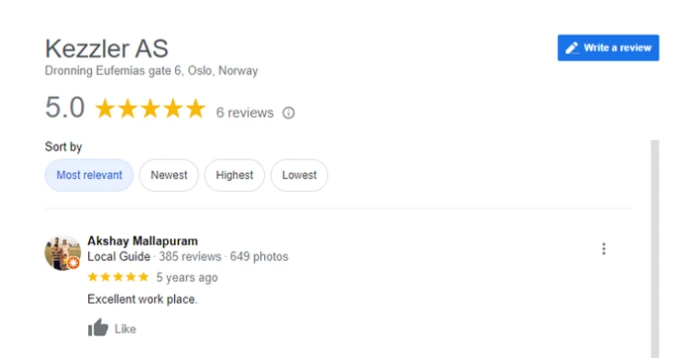 Kezzler's Client Reviews