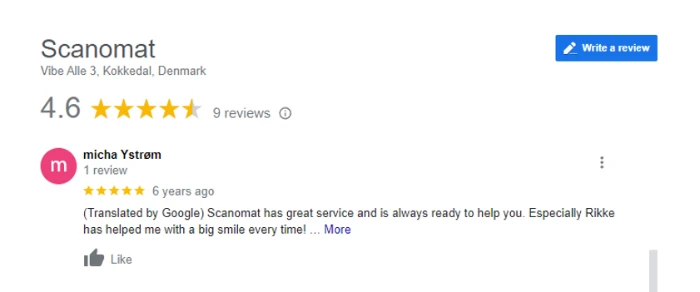 Scanomat's Client Reviews