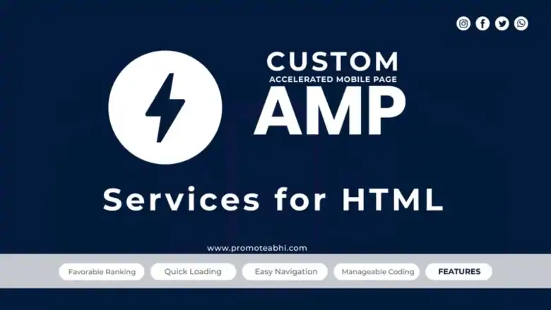 Custom AMP (Accelerated Mobile Pages) Services for HTML